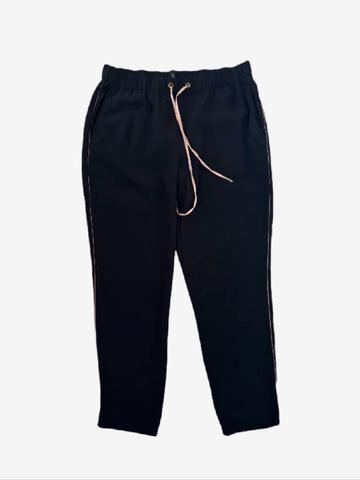 Silk trousers with