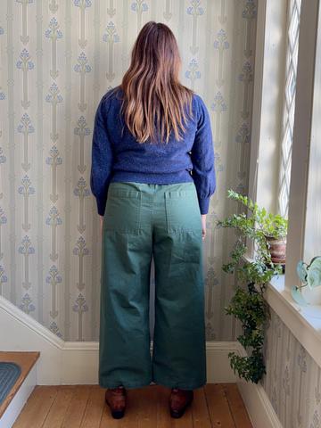 Green Ventana Twill Pomona Pants
