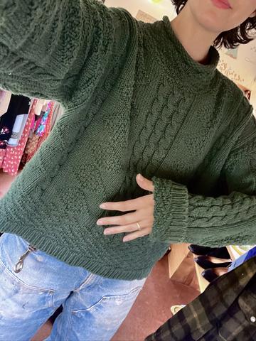 Cotton Mockneck Sweater