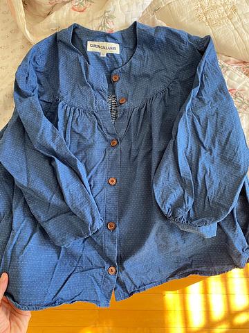 Blouse Indigo Dobby