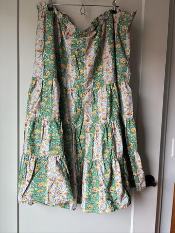 100% cotton floral skirt