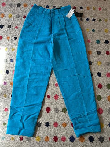 Turquoise pants