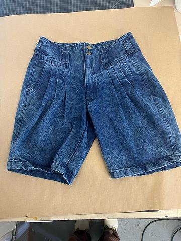 GIFT (add on to a trade) Project II pleated Denim shorts