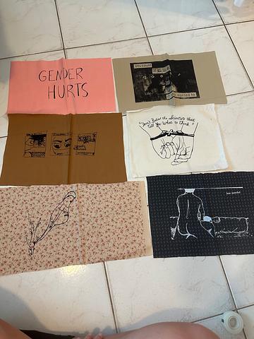 Silkscreened patches