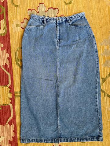 Denim Maxi Skirt