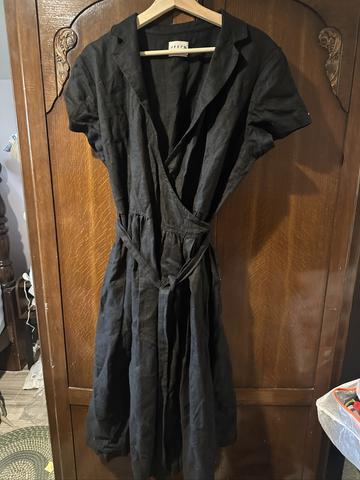 off on wrap dress