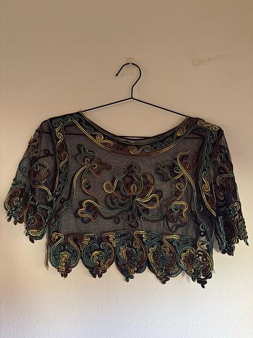 Embroidered Crop