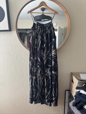 Flowy floral maxi dress