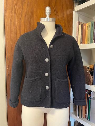 boiled wool jacket