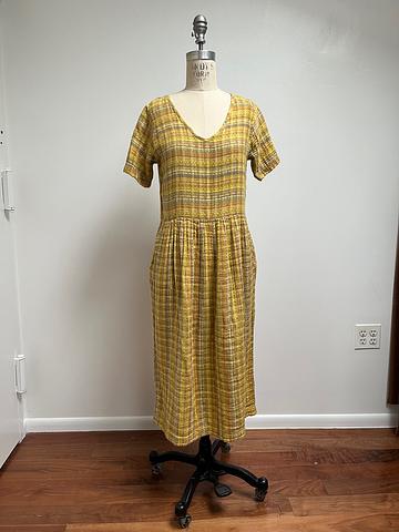 Short Sleeve Midi Dress