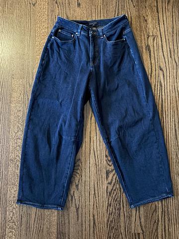 Dakota cropped barrel leg jeans