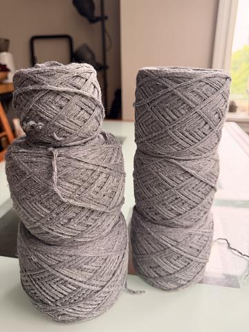 Cotton/wool blend yarn