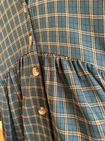 Emerald plaid dress