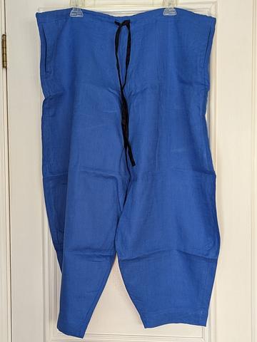 tie-waist linen pants