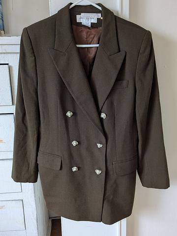 80's/90's Oversized Wool Blazer
