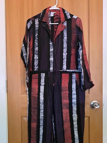 Fuga Flight Suit in Carmine