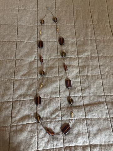 Glass beaded necklace