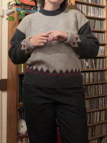 Shetland wool sweater