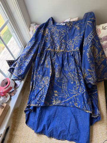 Cotton High/Low Dress