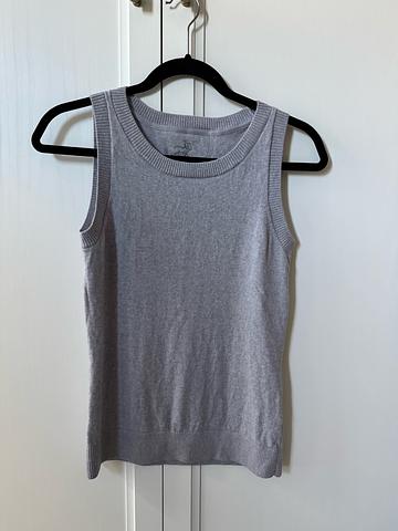 Chessy knit merino tank