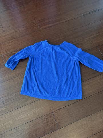 Linen Cotton Rayon 3/4 Sleeve Top Jill