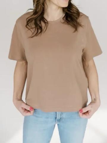 Organic Cotton Cropped Tee