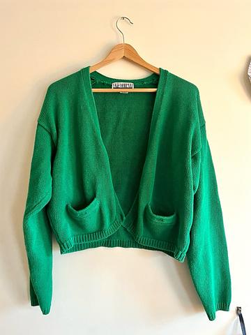 Kelly Green Cardigan