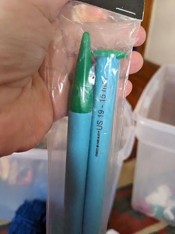 Size 19 knitting needles
