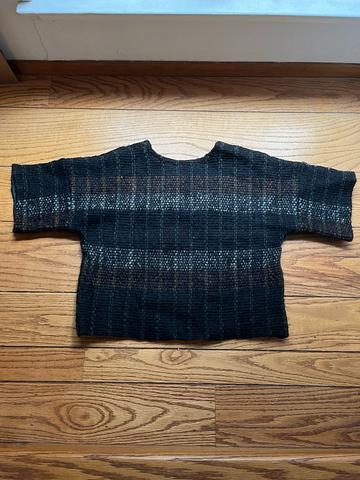 Handwoven wool top