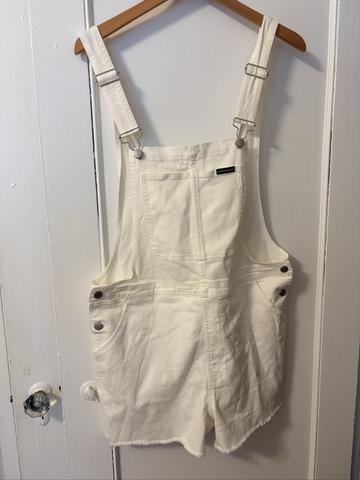 White shorteralls