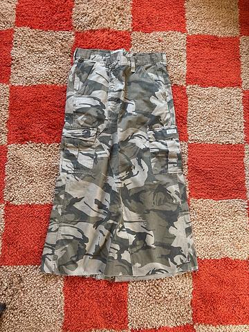 Camo Cargo Skirt