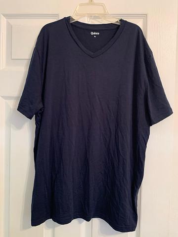 Merino Wool V-neck Tee