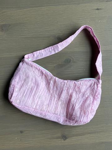 Handmade Purse Baby Pink Floral