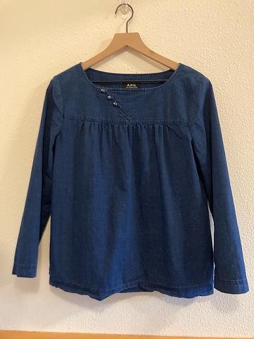 lightweight denim top