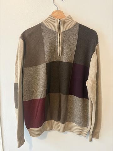 Patchwork Quarter-zip