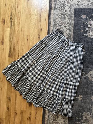 Gingham skirt