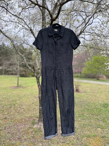 bridge & burn linen jumpsuit