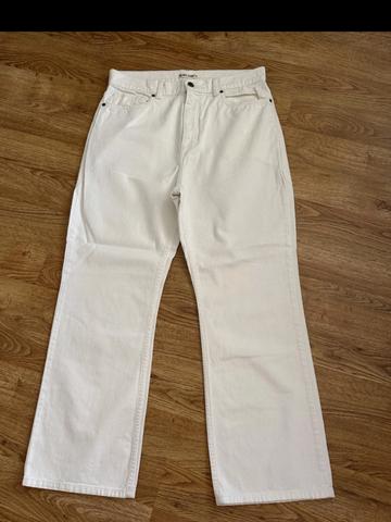 Denim flare pants