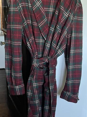 Tartan robe