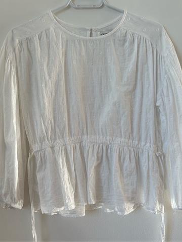 Ivy Blouse - Bronze Age - White Eyelet