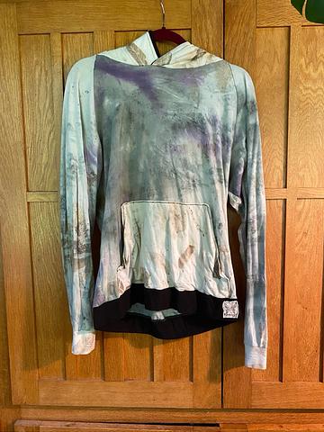 Botanical dyed hoodie