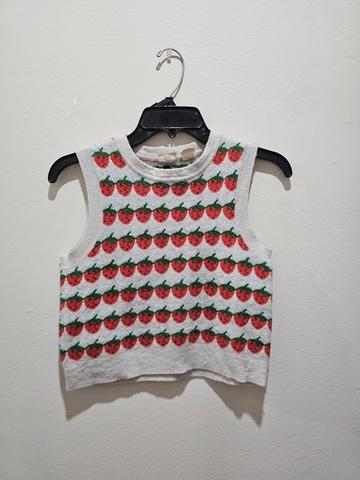 Strawberry Knit Vest