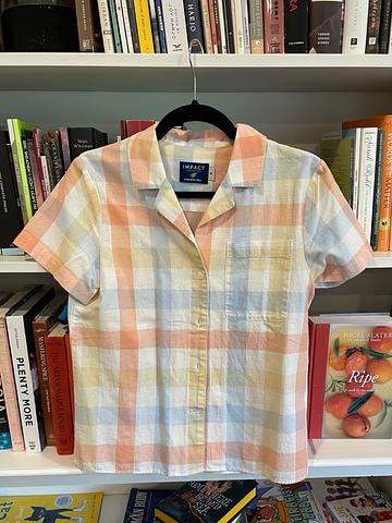 Plaid Gingham Button Down Shirt