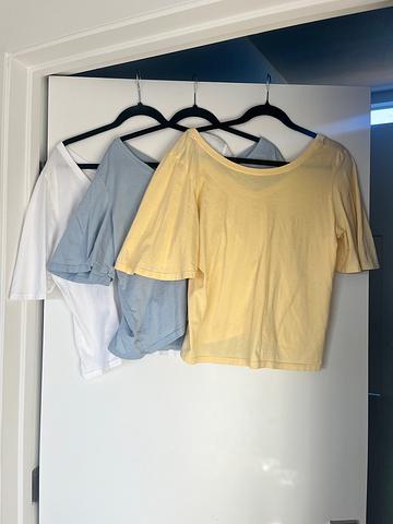 Cropped flutter tee