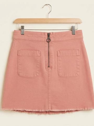 Madewell Cotton Mini Skirt