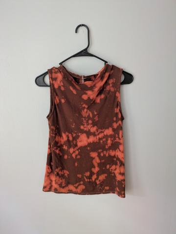 Funnel Neck Tank suay dyed
