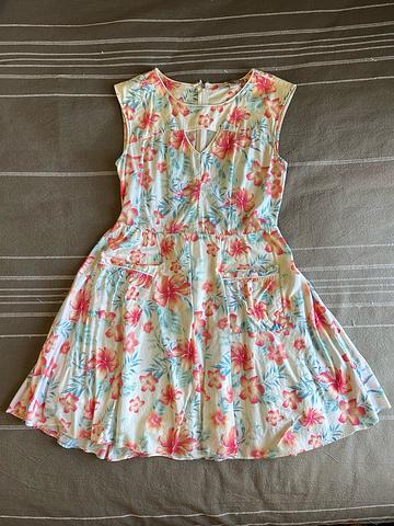 cotton gauze hawaiian dress