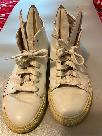 Minna Parikka bunny sneakers hi-tops white
