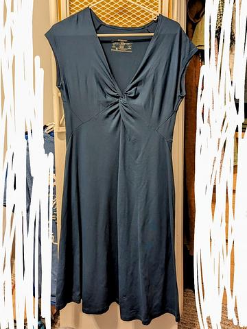 Tie front dress