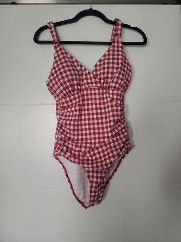 Red Gingham One-piece swimsuit